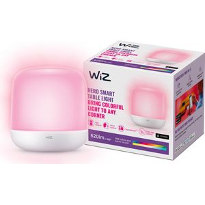 WiZ Hero Tafellamp Slimme LED verlichting - Gekleurd en Wit licht - Wi-Fi - Wit