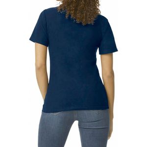 Gildan Damespolo Softstyle Dubbele piqué GI64800L - Navy - XXL