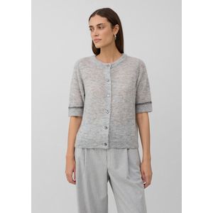 s.Oliver BLACK LABEL - Gebreid Jack - Regular Fit - Dames - Alpacawol