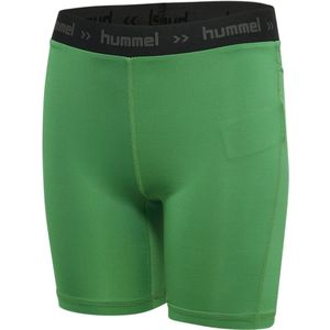 Hummel - HML First Performance - Korte Leggings - Groen - 140 cm