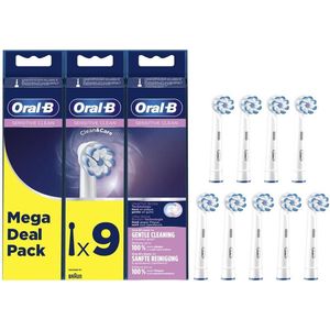 8 Zachte Precision Clean opzetborstels voor Oral B elektrische tandenborstel Sensitive