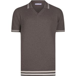 Felix Hardy - Polo Shirt - Bruin - Korte Mouwen - 100% Katoen