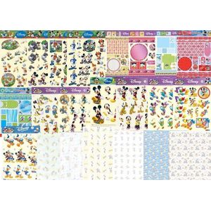 3d Knipvellen assortiment - Disney - Mickey Mousse en Donald Duck & Friends