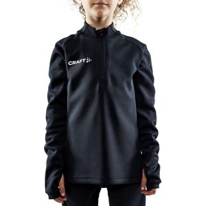 Craft - Evolve Halfzip - Kinderen - Black - 100% Polyester Gerecycled