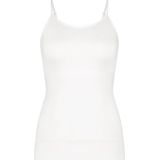 Basics spaghetti top shape wit voor Dames | Maat S