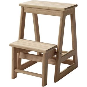 Cinas - Noble Kruk Step Bamboe - Keukenkrukje - Duurzaam Bamboe - Scandinavisch Design