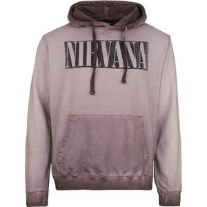 Nirvana Band Photo Heren Trui met capuchon - paars - S