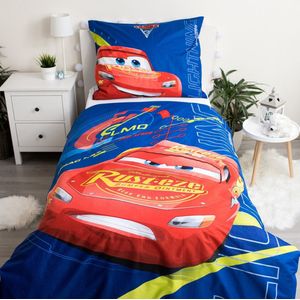 Disney Cars Dekbedovertrek, McQueen - Eenpersoons - 140 x 200 cm - Katoen