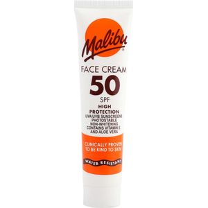 Zonnebrand - Face Cream SPF50 - Lichte Formule - Voor Alle Huidtypes