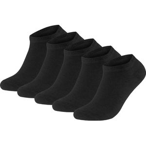 Gianvaglia 10-paar sneaker sokken - Korte sokken - 46 - Zwart.