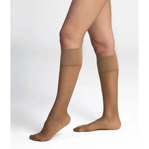 Dim 2 paar panty kousjes 20 den maat 35/41 cannelle