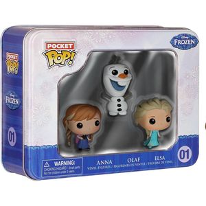 Anna Olaf Elsa (Frozen) Pocket Pop - Disney - Funko Pop