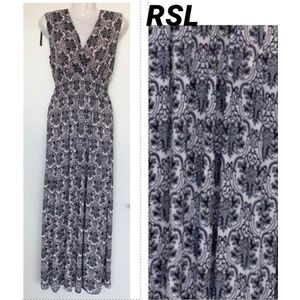 Dames jurk met bloemenprint one size zwart/wit