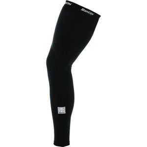 Santini Beenwarmers Zwart Unisex - Totum Thermofleece Leg Warmers Black - XL/XXL