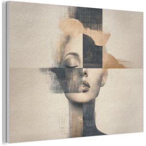 Wanddecoraties met | Canvas, hout, aluminium | Kruidvat