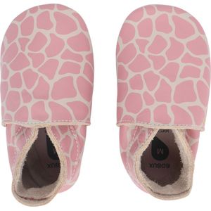 Bobux Babyslofjes Soft Soles Milk Giraffe Print - Medium