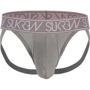 Sukrew Jockstrap - Frost Grey - Maat S - Heren Ondergoed - Frost Collection