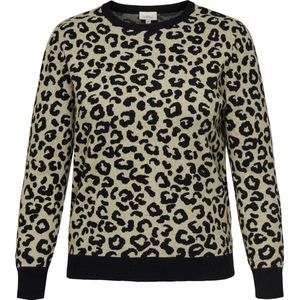 ONLY CARMAKOMA - CARIBI JQ LS O-NECK KNT - Gebreide Pullover - Dames