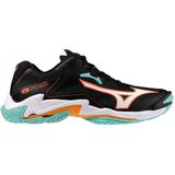 Mizuno WAVE LIGHTNING Z8 Volleybalschoenen Zwart/Tangelo/Ice Groen Dames/Heren Maat 38