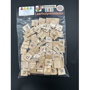 Scrabble letters (zonder normering) kleine letters