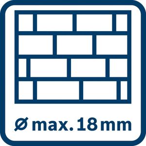 Bosch - GBH 18V-18 - Breekhamer - Blauw - Borstelloze Motor