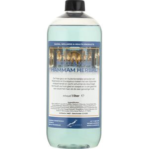 Body & Hair Hammam Herbal 1 Liter - 2 in 1 voor lichaam en haar.