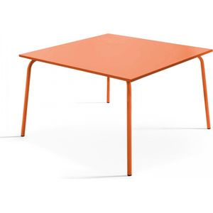 Oviala - Vierkante tuin tafel in oranje
