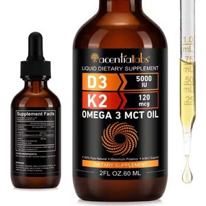 Vitamine D3+K2 | 60ml | 245mcg | Gezond hart | Sterke botten | Energie boost