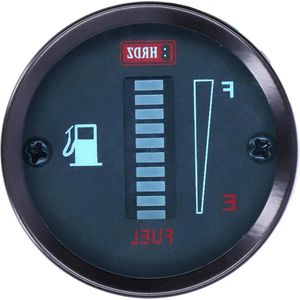 Brandstofweergave meter voor motorfiets - 12V, 52 mm, instelbare weerstand .