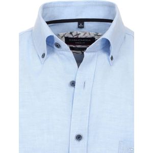 Casa Moda Blauw Overhemd Bio Katoen En Linnen 434021700-106 - 3XL