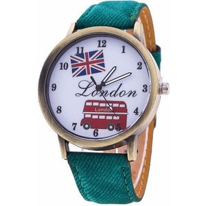 Hidzo Horloge London Ø 40 - Turquoise