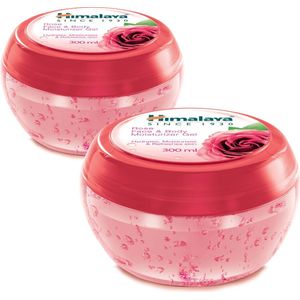 Himalaya Rose Moisturizer Face & Body Gel - 2 x 300 ml - Gezichtsverzorging - Vegan - Vrij van Parabenen Kleurstoffen en Ftalaten