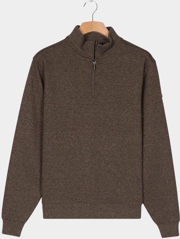 Baileys - Sweatshirt - Bruin - Halfzip - 523153/899