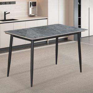 Tafel 'Kenzo' 120 cm Rechthoekig Steen Grijs