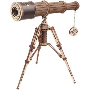 Loft 3D puzzel - Telescoop - Puzzel Hout - In 3D - Speelgoed - Kerst cadeau - Sinterklaas - DIY - Modelbouwpakket