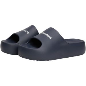 TOMMY JEANS TJW CHUNKY FLATFORM SLID Blauw 35/36 EU