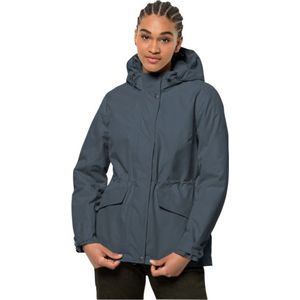 Jack Wolfskin Lake Louise Jacket Women - Outdoorjas - Dames - Blauw - Maat L