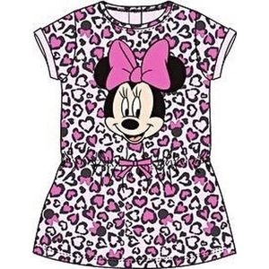 Disney Minnie Mouse jurkje - hartjesprint - roze - maat 74(12 maanden)