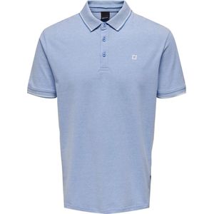 ONLY & SONS ONSFLETCHER LIFE SLIM SS POLO NOOS Heren Poloshirt - Maat S
