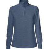 Cutter & Buck Coos Bay Half Zip Dames Leisteen Blauw Mel. maat XS
