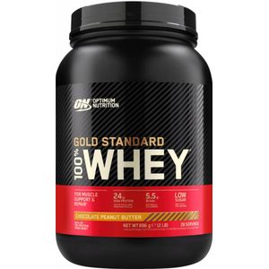 Optimum Nutrition Gold Standard 100% Whey Protein - Chocolate Peanut Butter - Proteine Poeder - Eiwitshake - 900 gram (28 servings)