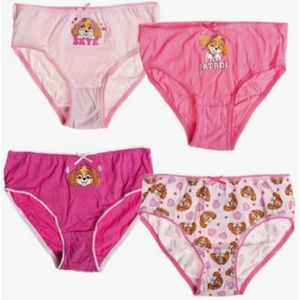 paw petrol girls slips 4 pack 110-116