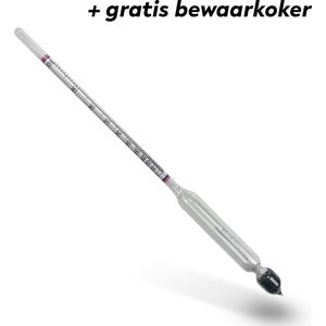 Alcoholmeter - Refractometer - hydrometer alcohol - refractometer alcohol - alcohol percentage meter - + Gratis bewaar koker - Alleen gebruik voor sterke dranken!