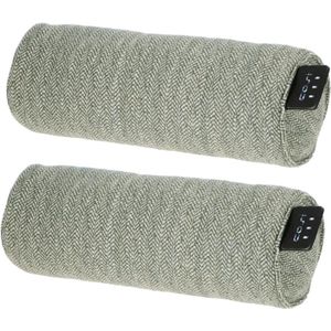 2x Cosipillow Bolster Comfort Green 45x15cm Warmtekussen - 3 warmtestanden - Voor binnen- en buitengebruik