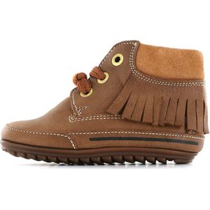 Baby | Veterschoenen | Meisjes | Brown | Leer | Shoesme | Maat 18