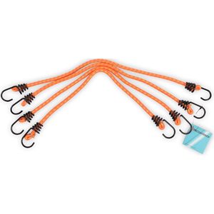 snelbinders - Bagagespin 4 haken - spinbinder 45 cmØ 10 mm -Spinbinder - snelbinders - snelbinder - snelbinder fiets - 4 armen - Uni- Oranje - bagagespin - spinbinder 45 cm met vier elastische armen - Elastische binders - met haak