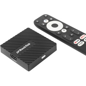 Rocktek GB1 - 4K Streaming Dongle - Met Google TV - Dolby Vision & Atmos