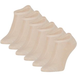 Bamboe sneakersokken - 6 paar - 35/38 - Zwart