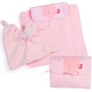 Berjuan Babypop-accessoires Meisjes 38 Cm Pe Roze 3-delig