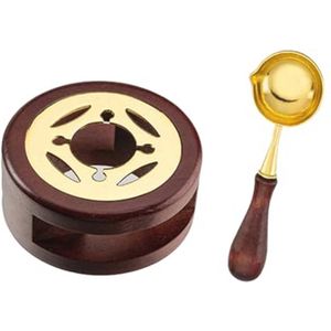 Waxverwarmingsset voor Creatief Handwerk - Compleet met Accessoires voor Zegelwas en Kaarsen